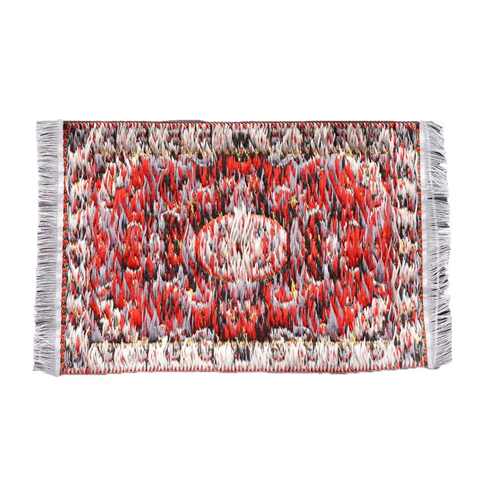 Turkish Style Miniature Weaving Rug Playing House Floor Coverings Dollhouse Carpet  1:12 Scale Doll Accessories