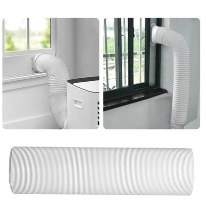 130/150mm Telescopic Air Conditioner Pipe Duct Extension Pipe Easy to Install Universal Exhaust Hose Tube for Air Conditioning