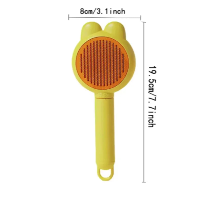 Self-Cleaning One-Button Dog Comb Pet Hair Remover Cat Brush Massage Grooming Combs for Dogs And Pets