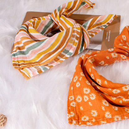 HappyFlute New Print 5Pcs/set 60*60CM Soft Muslin Swaddle Feeding Burp Cloth Newborn Pure Cotton Baby Face&Hand Wash Wipe