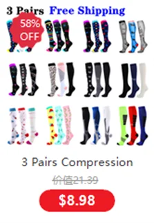 Unisex Compression Socks Football Socks Non-slip Long Tube Knee High Stockings Socks Striped Soccer Socks Running Sports Socks