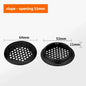 10pcs Round Cabinet Air Duct Vent Dia.19-53mm Stainless Steel Louver Mesh Hole Plug Decoration Cover Wardrobe Grille Ventilation