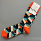 Cotton Happy Socks Men's Classic Crew Sock Shoe Size 10 - 13 Soft
