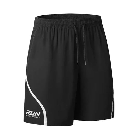 Muscle Fitness Casual Running Five-point Pants Men Reflective Stripe Basketball Training Quick-drying Breathable Training Shorts
