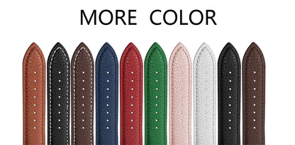 SAMCO Genuine Leather Watch Band 12/14/16/18/19/20/21/22/24 mm Watch Strap for Man Women High-quality Wrist Watchband + Tool
