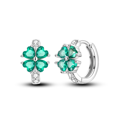 925 Sterling Silver Earrings Jewelry Hoop Flower Ear Studs Campanula Sparkling Pave Earring Wedding Gift For Women Anniversary
