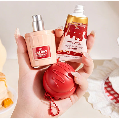 Dubai Arabia Gourmet Eau De Toilette 50ml Cherry Croissant Strawberry Chocolate Scent Cute Delicate Pendant Body Perfume Spray