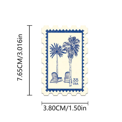 10/50PCS Marine Stamp Design Graffiti Stickers Decoration Fashion DIY Toys for Bottle Scrapbook Travel Bag Aesthetic Decals
