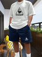 Men's Two-piece Sportswear Short Sleeved T-shirt and Pants Set Running and Fitness Sportswear 2026 Summer Big Discount