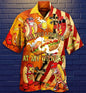 Hawaiian Flower Casual Shirt Men Vacation DailyTops Pattern 3D Coconut tree Print Casual Fashion Shirts Y2k Unisex Clothing