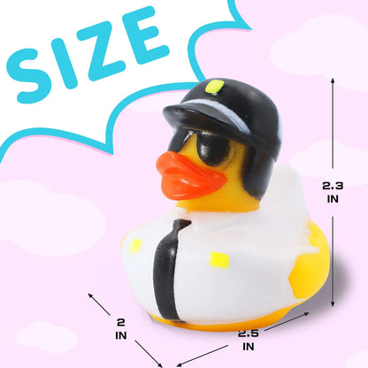 30 Pack Rubber Ducks for Jeeps 2.3 Inch Bulk Floater Jeeps Ducks for Ducking Assortment Rubber Duckies for Kids Baby Bath Toys B