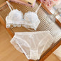 Japanese Style Lolita Princess Wind Lace Lace Lingerie Design for Girls Push-up Bra Women Underwear  Push Up Bra