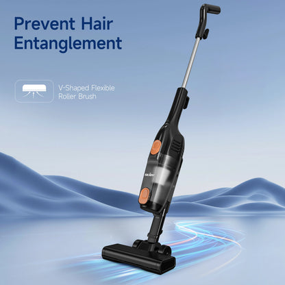 Sejoy 110/220v Corded Vacuum Cleaners 15Kpa Powerful Suction 600W Motor Stick Handheld Vacuum Cleaner for Home Pet Hair Carpet