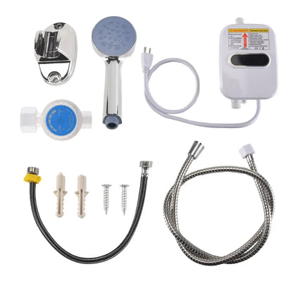 Electric Thankless Instant Hot Water Heater 3 Seconds Instant Heating 3500W Bathroom Faucet Tap Heating US Plug 110V