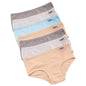 7Pcs/Lot Plus Size Underwear Women's Panties Cotton Girl Brief Sexy Lingeries Shorts Underpant Solid Panty Female Intimate M-4XL