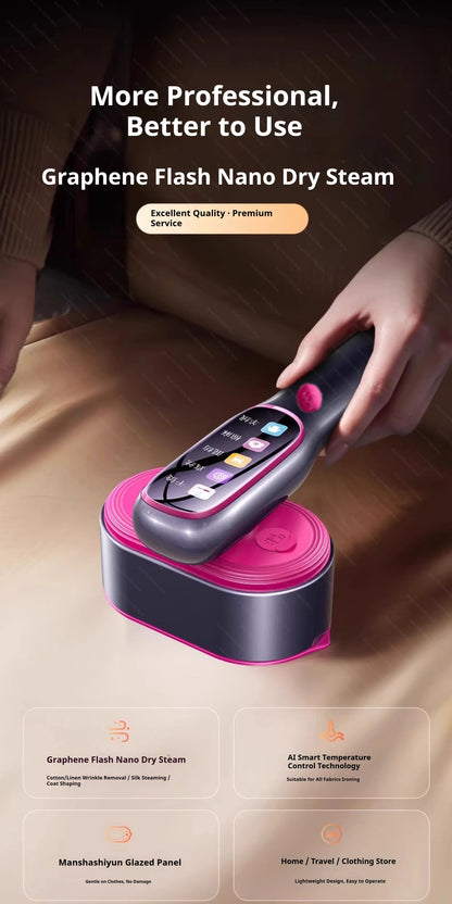 Mini Garment Steamer For Clothing Steam Iron Handheld Portable Home Travelling Voor For Clothes Ironing Wet Dry Ironing Machine