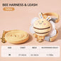 Pet Supplies Cartoon Bee Cat Harness Adjustable Breast Back Harness Dog Harness Portable Leash Set Pet Walking