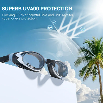 Professional Swimming Goggles Anti-fog Waterproof Swim Eyewear Swim Glasses No Leaking 100% UV Protection For Men Women Adult