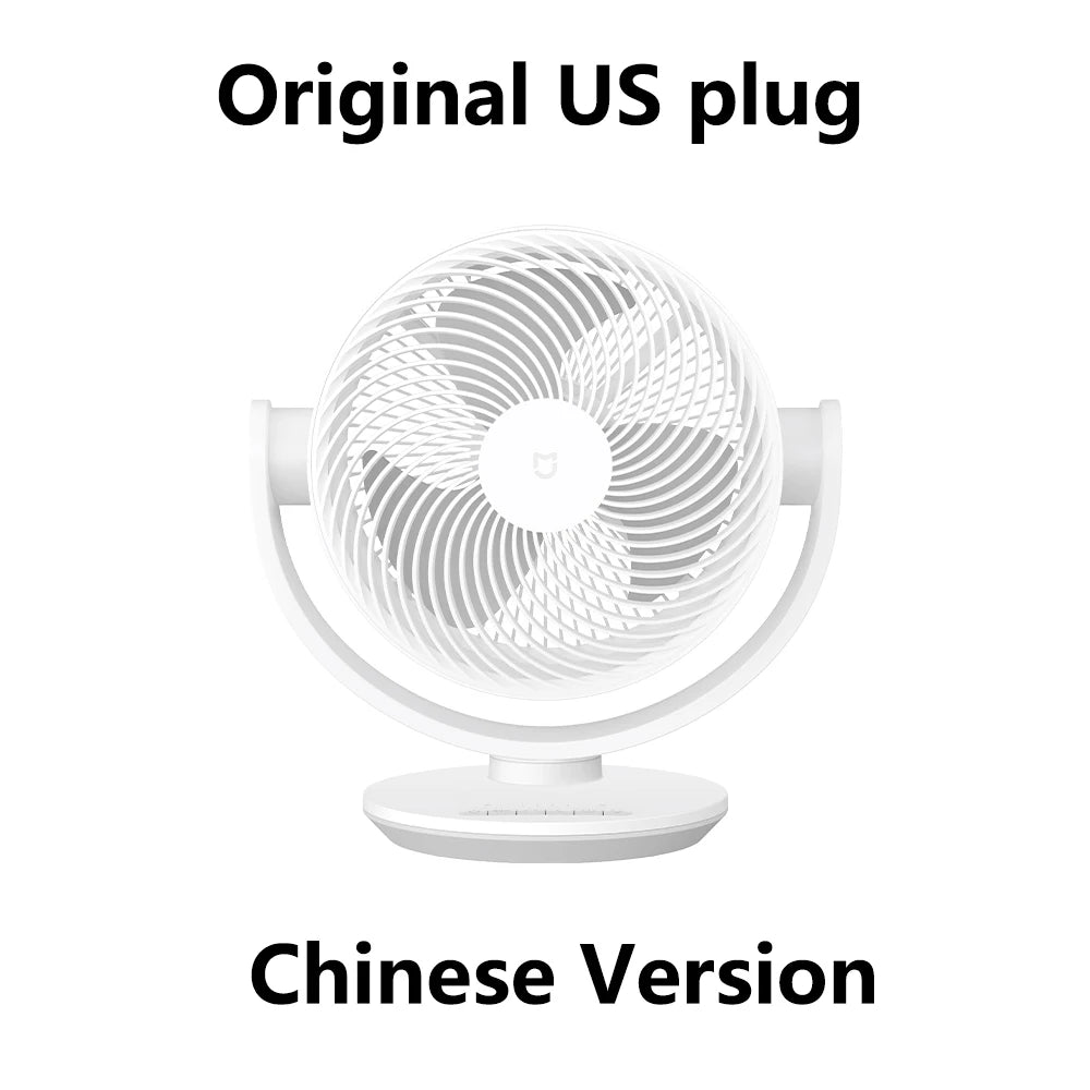 Xiaomi Mijia DC Inverter Desktop Circulation Fan Portable Desktop Electric Fan Mihome App  Smart Three-Dimensional Lightweight