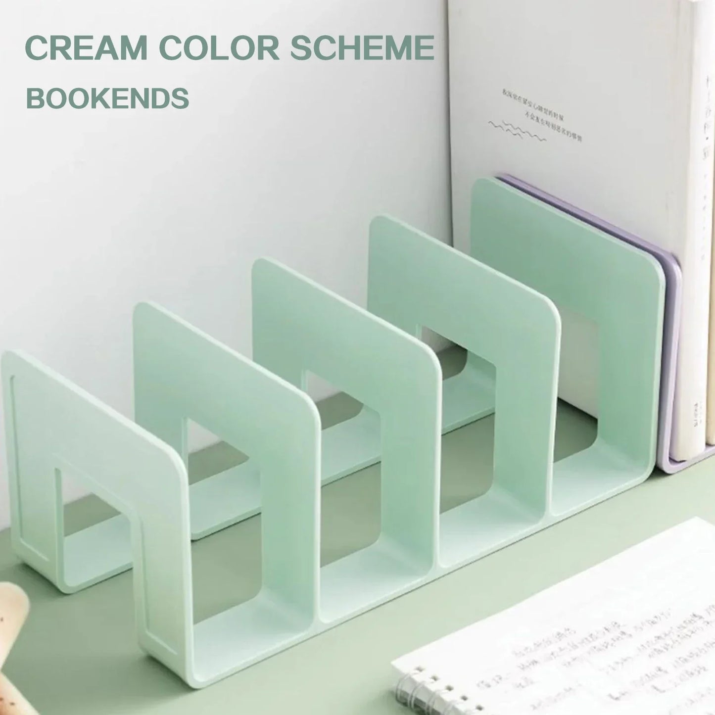 Multifunctional storage bookshelf, storage book stand, desk organizing rack, CD files, school office supplies