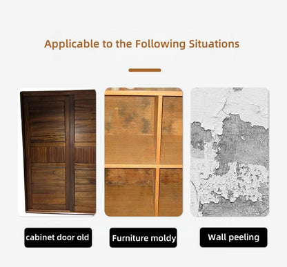 Thick Wood Grain Self-adhesive Wall Sticker Waterproof for Home Decortion Peel and Stick Foam Wallpaper Bedroom Living Room