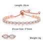 Fashionable Zircon Tennis Bracelets for Women Dazzling Various Shape Crystal Chain on Hand Trend Sexy Party Accessories Jewelry