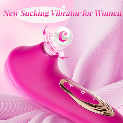 Powerful Sucking Vibrator for Women Blowjob Sucker Clitoris Stimulator Vacuum Suction Nipple Massager Masturbator Adult Sex Toys