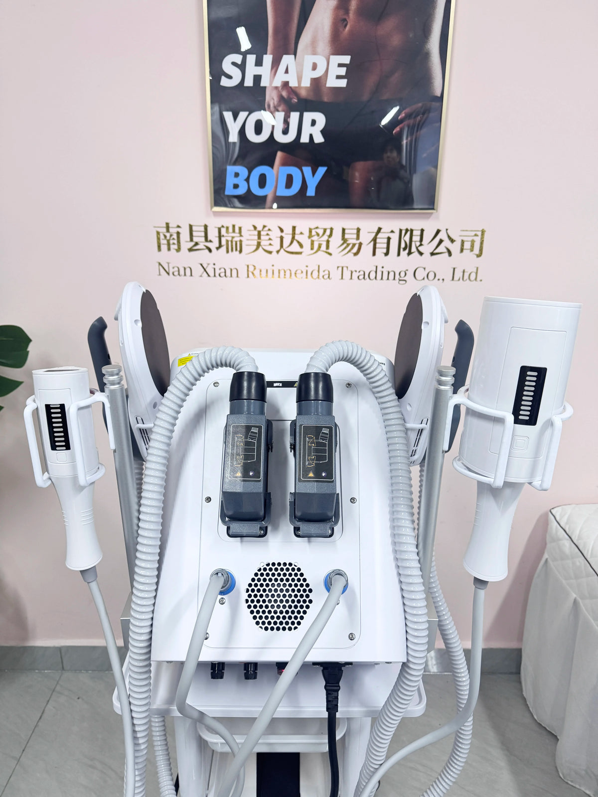 EMS Vacuum Inner Ball Roller 360 Degree Rolling Cellulite Massage Weights Loss Machine Body Muscle Body Slimming Fat Removal