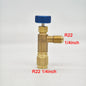 Air Conditioning Refrigerant Safety Valve R410A R22 1/4" 5/16" Refrigeration Charging Safety Liquid Adapter Hand Tool Parts