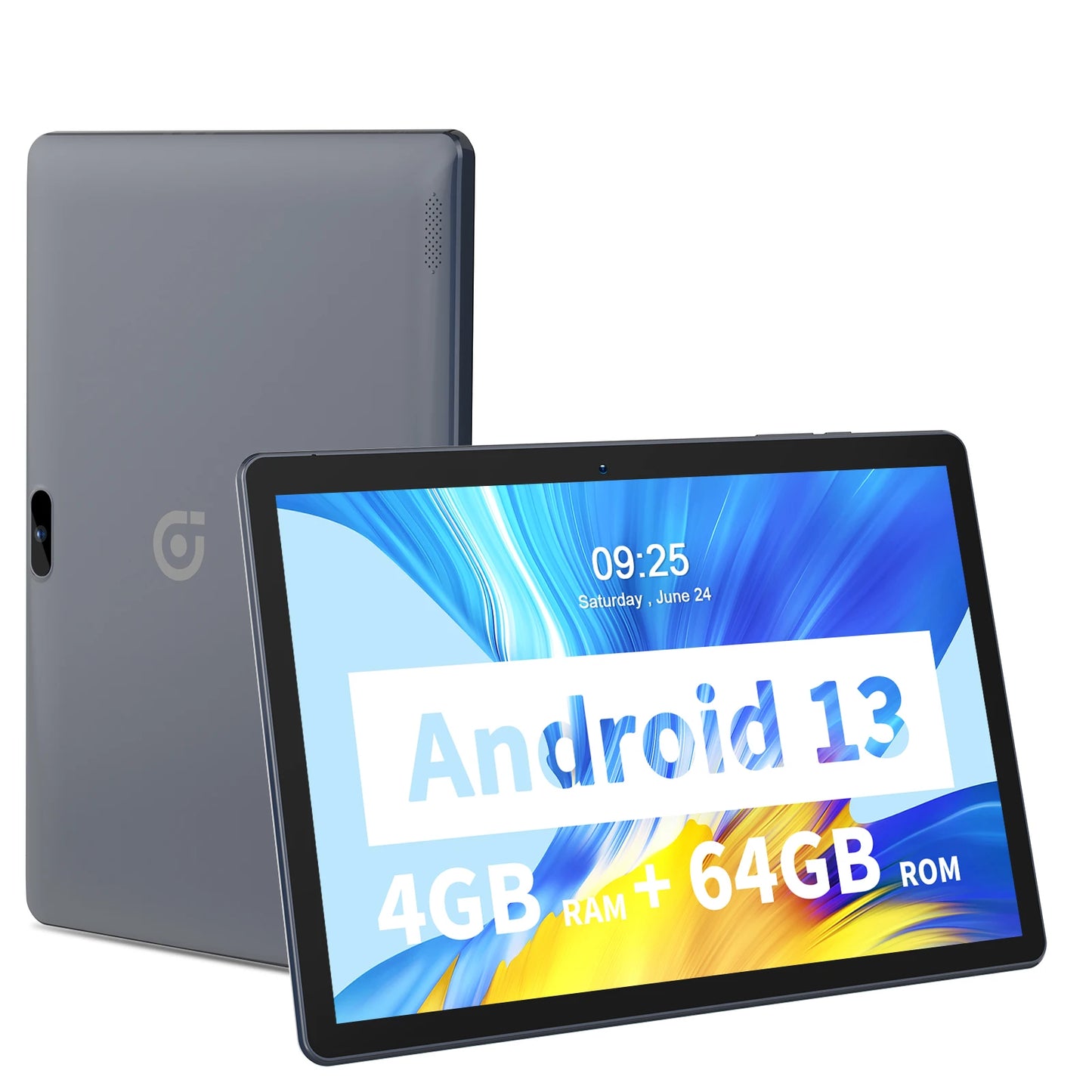 PRITOM M10 10.1 Inch Android Tablet PC 64GB ROM Quad-core HD IPS Screen WiFi GPS