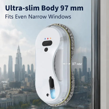 DIVEDEER Window cleaner for home use fully automatic single water spray window cleaner remote control window cleaner robot