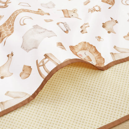 Happy Flute Baby Play Mat, Baby Crawling Mat Portable Waterproof , Anti-Slip Folding Mat Playmat For Baby Indoor Or Outdoor Use