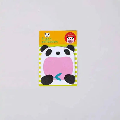 1 Pcs Sticker Cute Kawaii Animal Sticky Notes Notepad Memo Pads Office School Supply Stationery Panda Cat Hare Bookmark Post