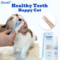 Tuna Flavored Cat Toothpaste Safe Formula With Toothbrush And Finger Brush For Daily Teeth Cleaning And Pet Dental Grooming