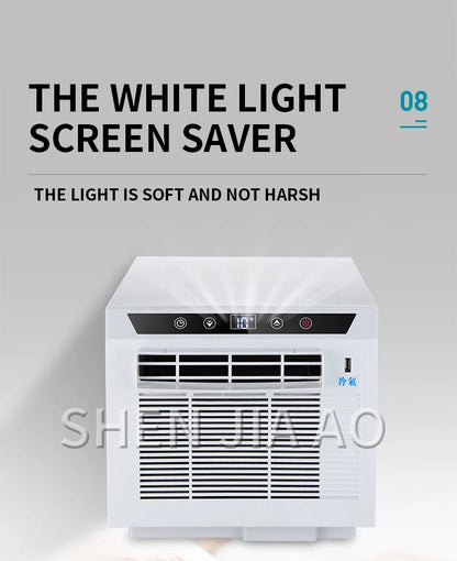 USB Fast Charging Free Installation Remote Control Timing For Home Office HHR-20 Mini Portable Mobile Cooling Air Conditioner
