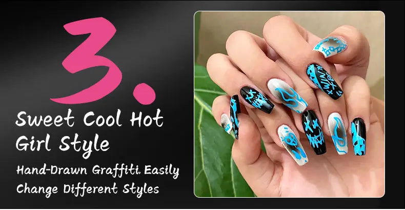 Nail Art Markers Customised Specialised Needle Tube Nail Art Pens Hand-Drawn Outline Pen Acrylic Paint Pen Set Acrylic Paintbrus