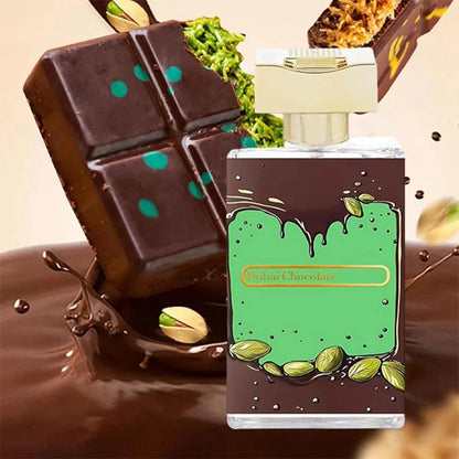 Sweet Chocolate Unisex Perfume 100ml Sweet Fragrance Long-lasting Scent Body Spray Creative Design Must-have For Daily Commutes