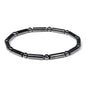 Men Hematite Bracelet Loss Weight No-magnetic Black Hematite Bead Bracelet Healing Health Therapy Balance Pulsera Jewelry Gift