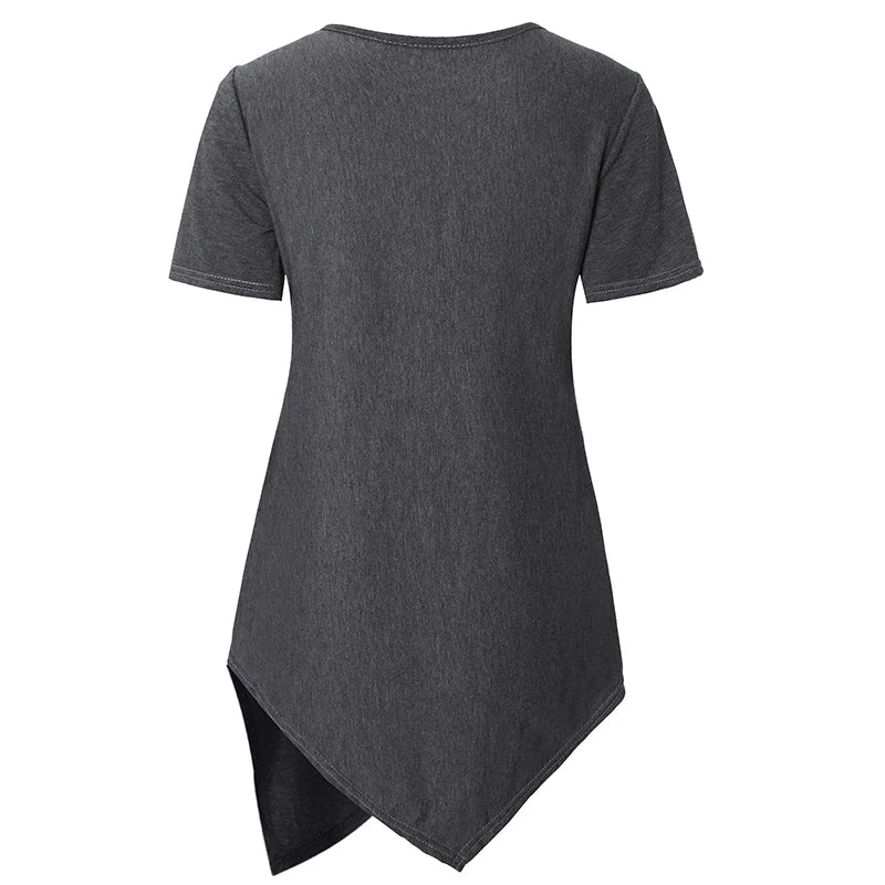 Women Blouse Maternity Casual Soft  Nursing Tops T-shirt Summer Short Sleeve Pregnant Clothes Nursing Breastfeeding