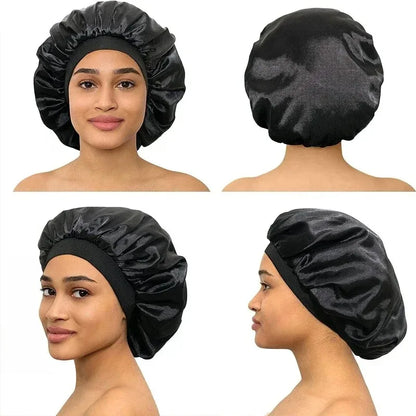 Heatless Curling Rod Headband Satin Bonnet Set No Heat Hair Curler Hair Rollers Soft Curlers Lazy Curls Sleeping Hat Night Cap