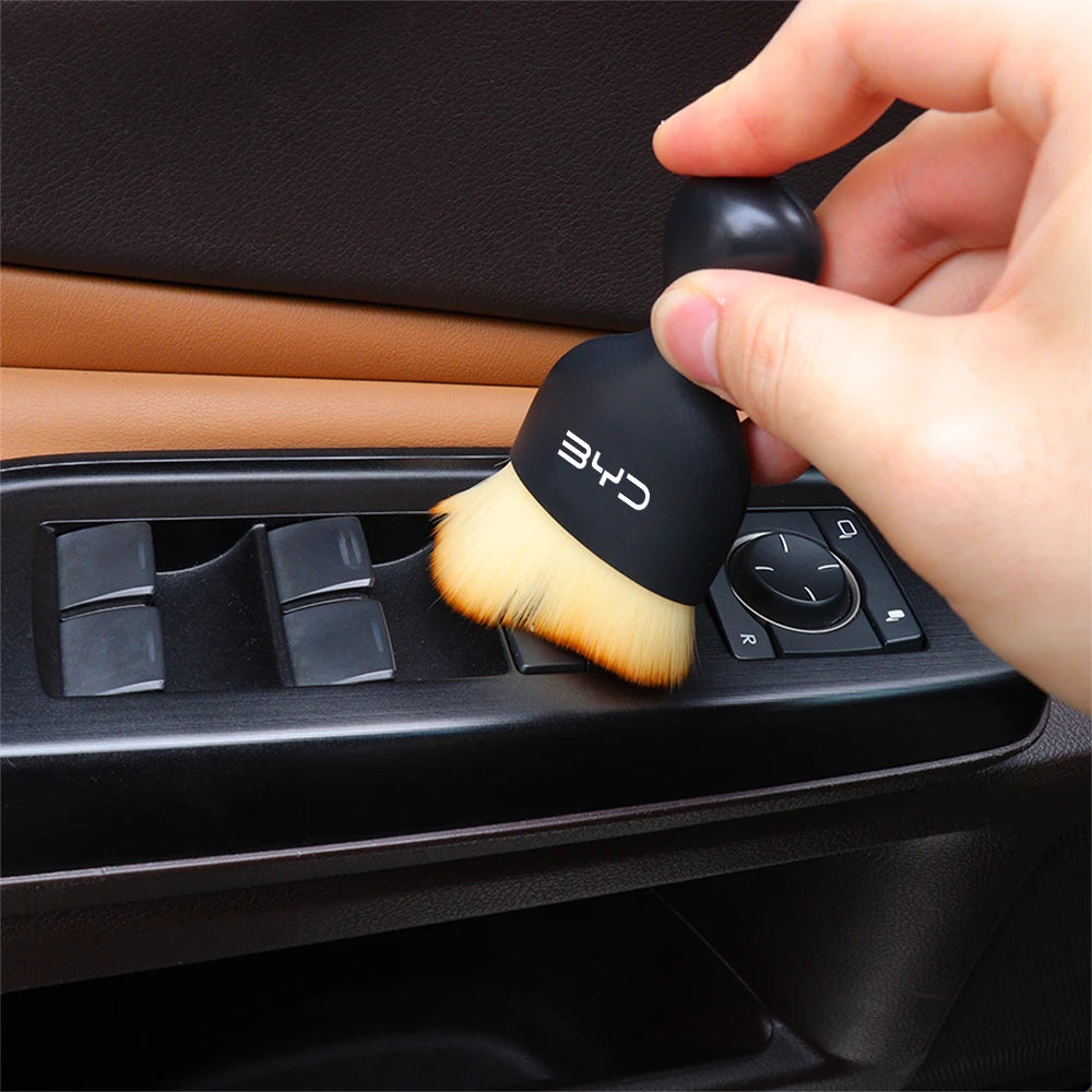 Auto Interior Dust Removal Soft Brush Car Cleaning Sweeping Brush Fit BYD Han EV Tang DM-i Qin Song Seal U Sealion 7 G5 I3