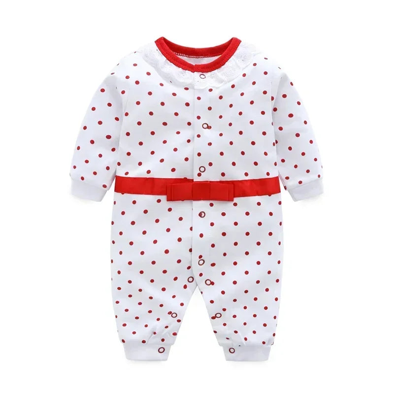 Spring Autumn Newborn Baby Boy Rompers Cotton Girls Clothes 0 to 12 Months Comfortable Babies Jumpsuits Clothing Onesies