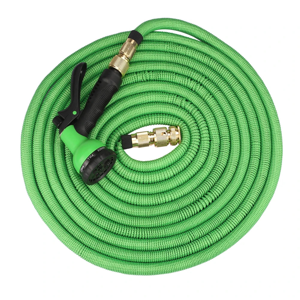 Garden Hoses 25-150ft Water Hose Expandable Flexible Garden Expanding Hoses 8 Function Nozzle Spray Wall Mountable Water Hose