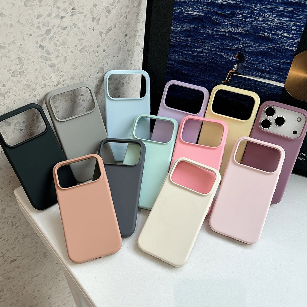 Liquid Silicone Magnetic Phone Case For iPhone 17 Air 16 13 15 14  Pro Max Plus for Magsafe Shockproof Protective Cover Funda