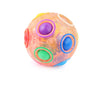 Magic Rainbow Puzzle Ball Speed Cube Ball Fun Stress Reliever Brain Teaser Color Matching 3D Puzzle Toy for Children Teen Adult