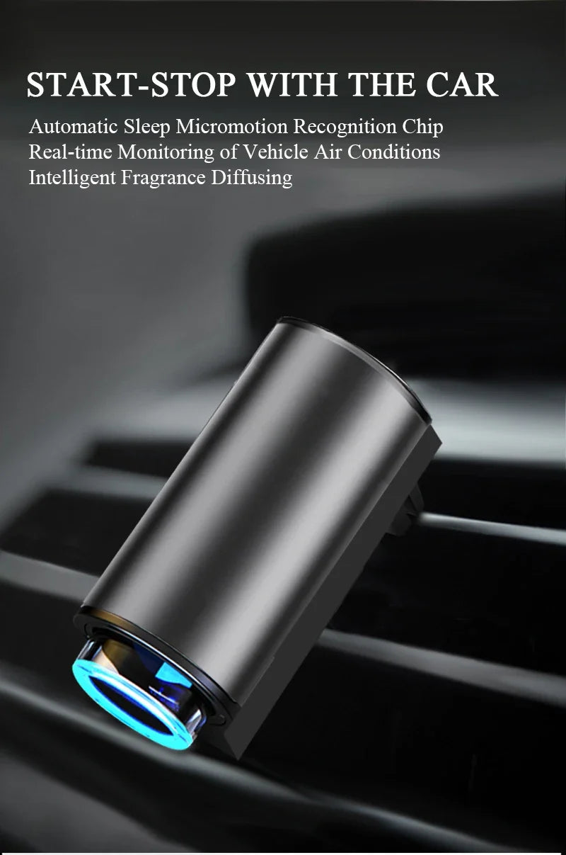Air Freshener In The Car Aroma Diffuser 3 Levels Of Adjustable Intelligent Rechargeable Fragrance Diffuser Interior Car Accessor