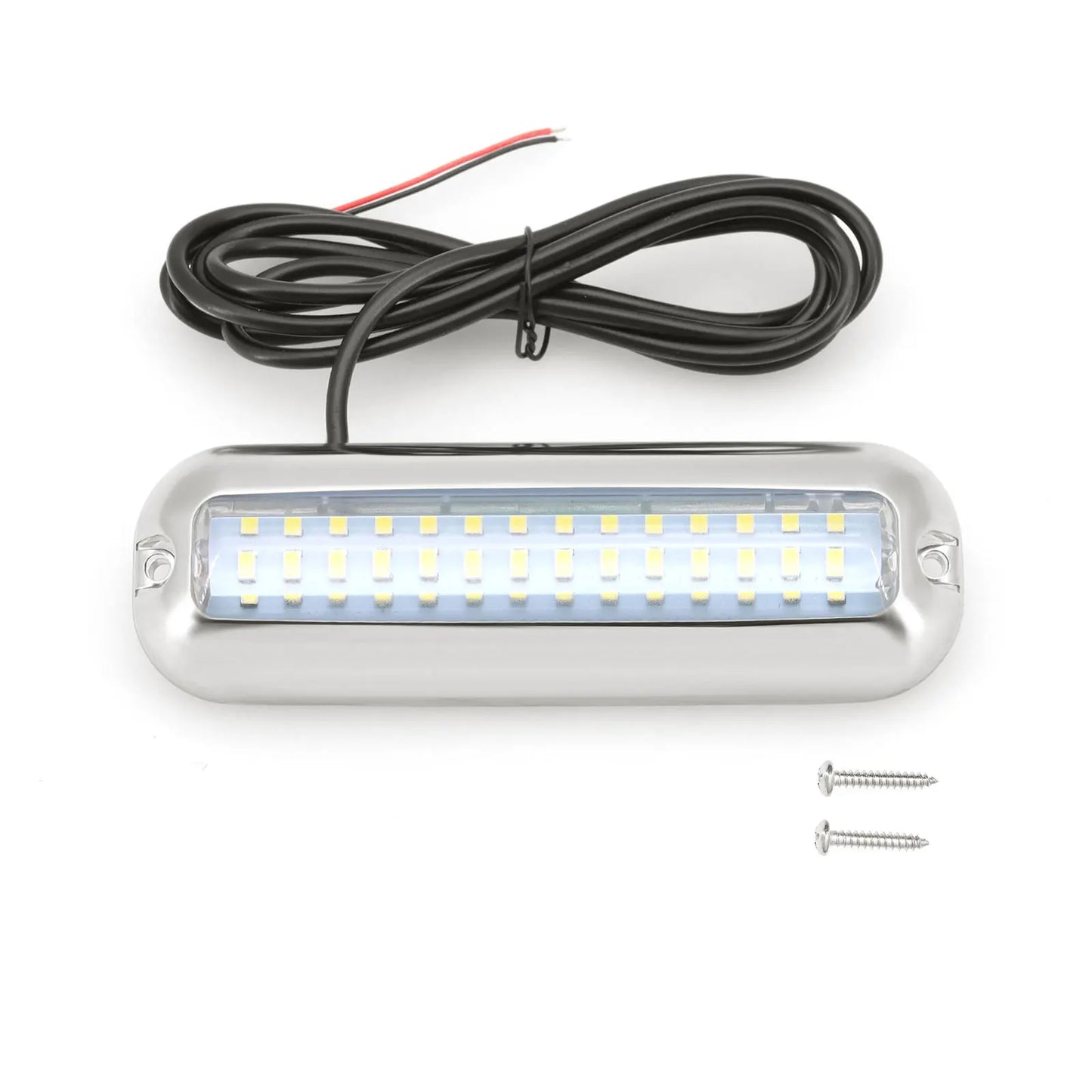 12V LED Boat Transom Light Underwater Pontoon Marine Ship Boat Accessories Light Stainless Steel Waterproof Marine Light IP68