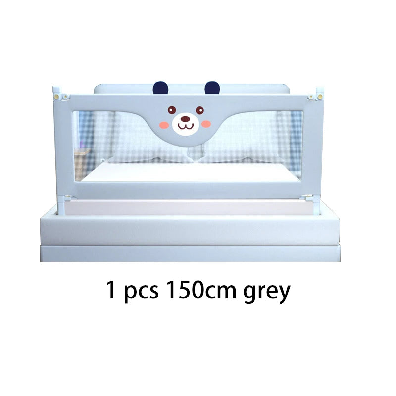 IMBABY Bed Guardrail Liftable Crib Protectors Adjustable Handrail Bed Safety Children Washable Baby Safety Bed Barrier Bumper