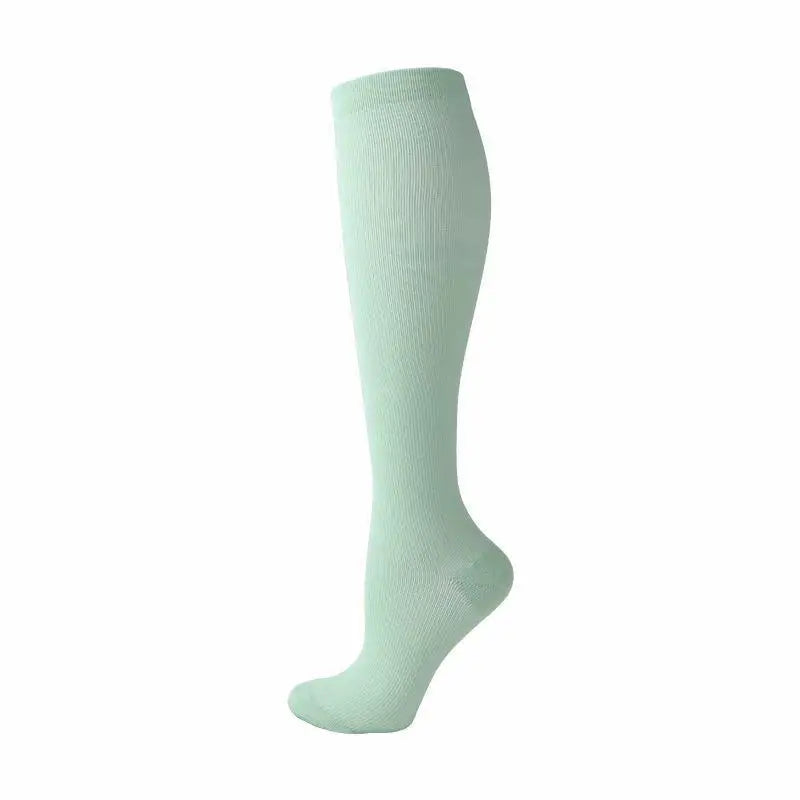 19 Styles Compression Stocking Blood Circulation Promotion Slimming Compression Socks Anti-Fatigue Comfortable Solid Color Socks