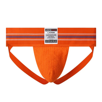 JOCKMAIL Men's Underwear Men Sexy Briefs Jockstrap Pouch Cuecas Man Cotton Panties Thongs Mesh Underpants Gay Slip Homme Srting